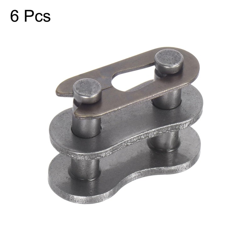 sourcing map 6Pcs #40 Chain Master Connector Link Roller, 1/2"