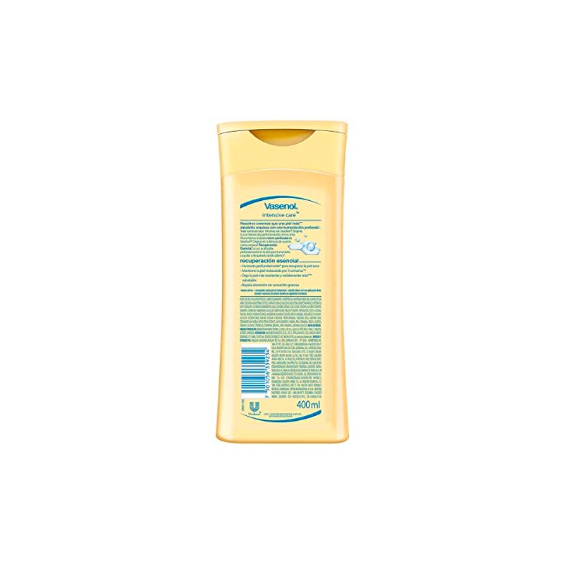 VASENOL Crema Corporal cuidado intensivo recuperación esencial 400 ml