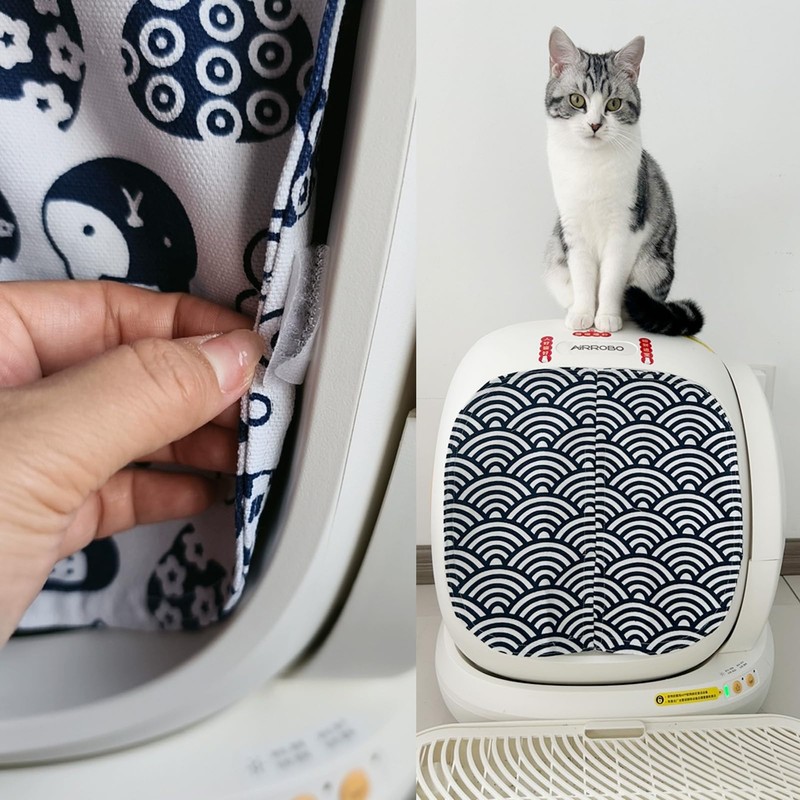 Curtain for Self Cleaning Cat Automatic Litter Box, Reduces Cat