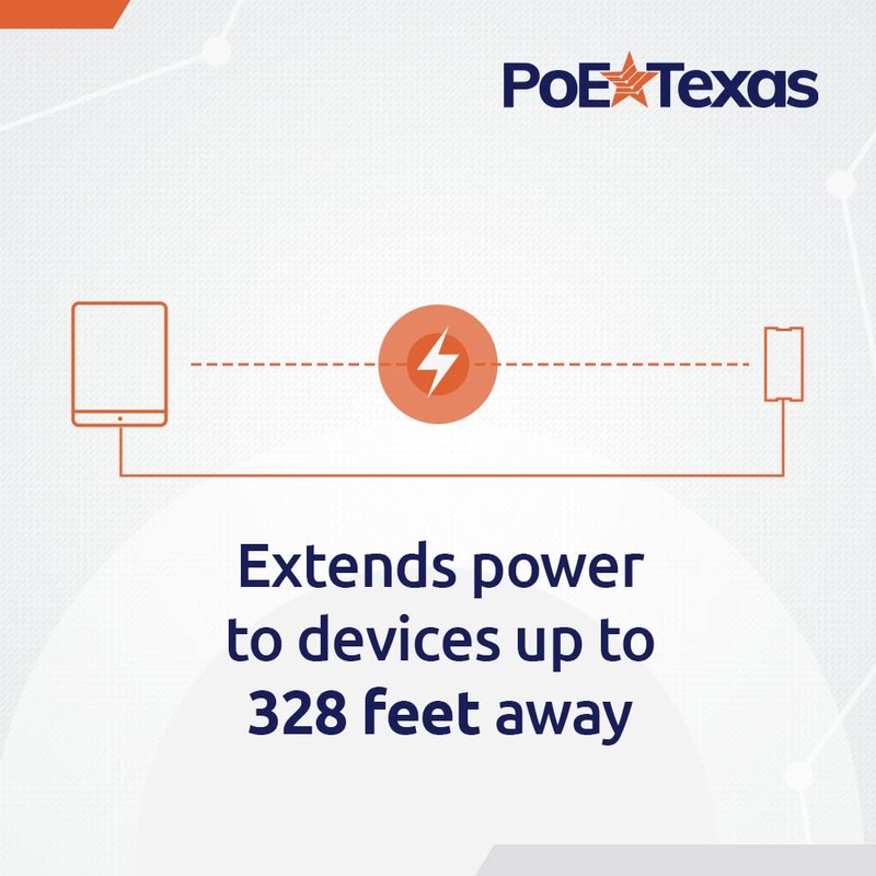 PoE Texas PoE+ Power for USB-C Devices, Including Google WiFi