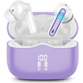 xinwld Bluetooth Headphones, In-Ear Headphones, Wireless Bluetooth 5.3 with 50H Deep Bass, 2025 Wireless Headphones, Noise Cancelling Earbuds with 4 ENC Mic, IP7 Waterproof Earphones