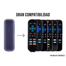CONTROL EXPERT Universal Remote Case for Roku TV Smart TV Remote Control Express Premiere Stick (Grey)