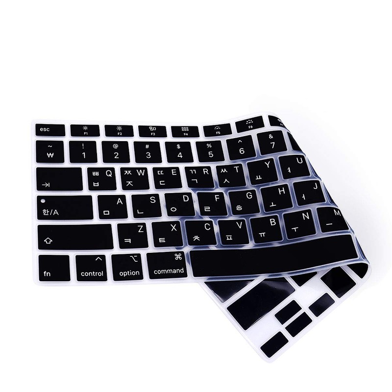 WYGCH Korean Language Keyboard Cover A2179 Silicone Protective Skin Keyboard