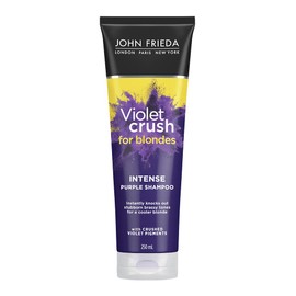 John Frieda Violet Crush Intense Purple Shampoo, Shampoo for Brassy Blonde Hair, with Violet Pigments, 250 ml