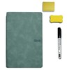 ECSenSe Reusable Small White Board, Portable Dry Erase Notebook, Green