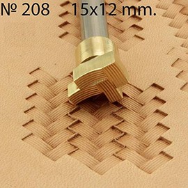 Basket Weave Stamp Tool Leather Craft Craft Brass Stamping #208