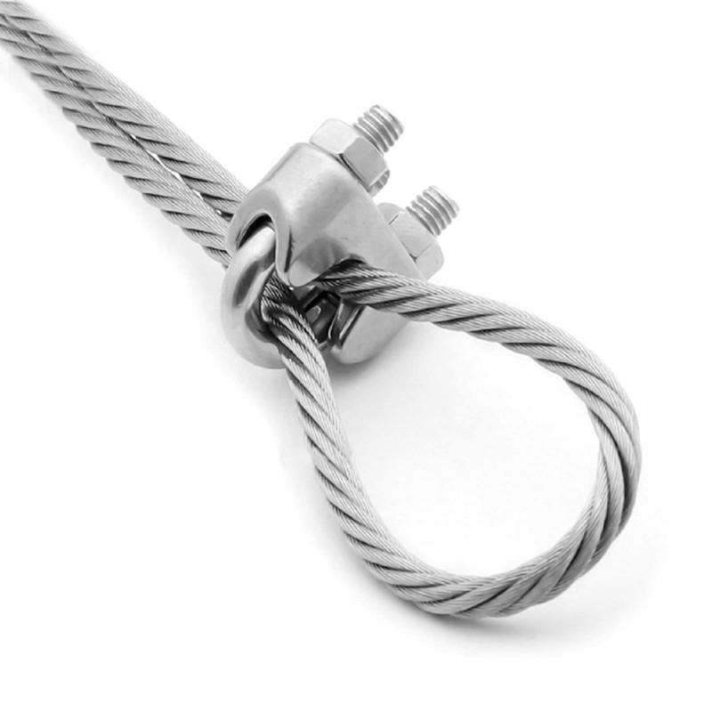 FUNSUEI 40 PCS 1/8 Inch M3 304 Stainless Steel Cable