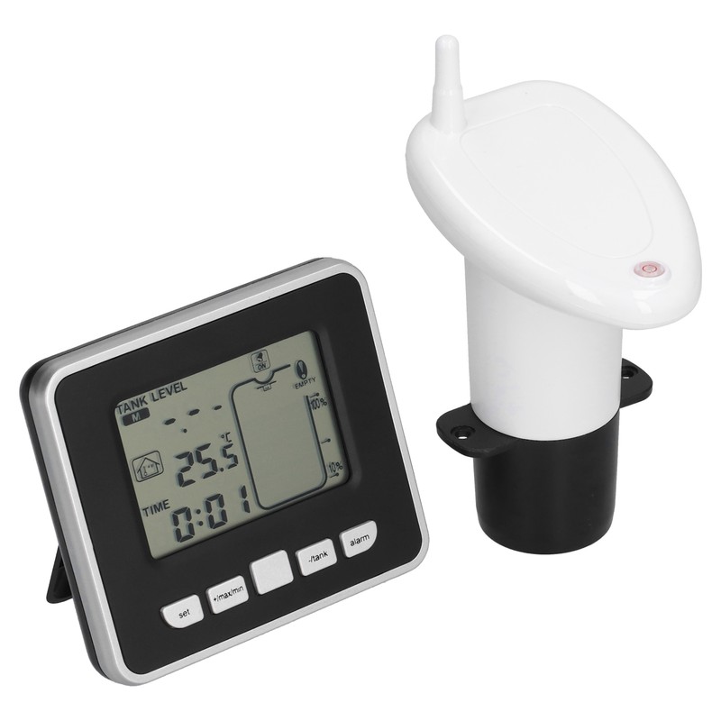 Water Tank Level Meter Ultrasonic Digital Display Depth Gauge Sensor