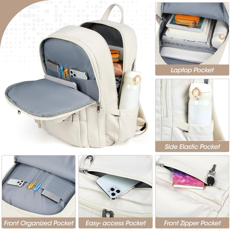 Backpack for Women Lightweight Travel Laptop Backpack 15.6 inch Stylish