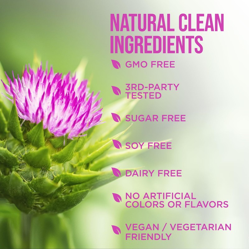 Milk Thistle Supplement - Liver Cleanse Detox & Repair Formula