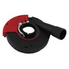 5 In Power Grinding Dust Shroud Iron PA66 Red Black