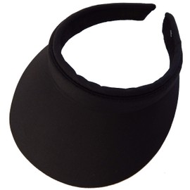 Cushees Comfort Cloth Covered Slip-On Visor [733] Black