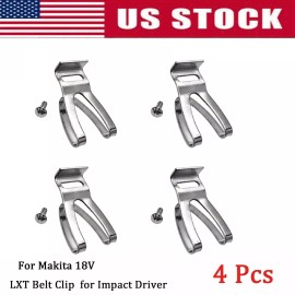 Dewalt 4x BELT CLIP HOOK & SCREW FOR MAKITA 18V LXT CORDLESS DRILLS IMPACT DRIVERS
