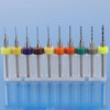 Visxcnu 20 Piece Micro Drill Bit Set, Mixed Colour 0.1