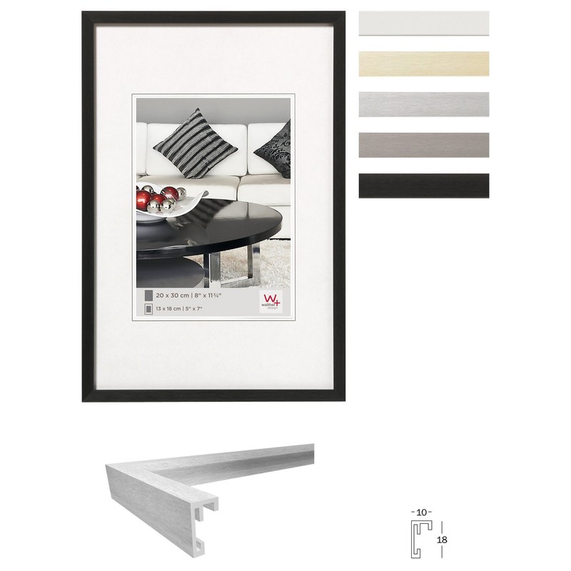 Walther design AJ520S Chair, aluminum frame 6x8 inch (15x20 cm),