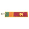 Sri Lanka Flag Key Chain, 100% Embroidered