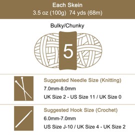 HARFINGTON 4Skeins Chenille Yarn Blanket Yarn 4x100g/14oz Gauge 5# Bulky Polyester Soft Knitting for Crochet Weaving Bag Scarf Hat, Green, 4x68m(248yds)