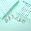 STARCHENIE Initial Necklace for Women Teen girls 925 Sterling Silver