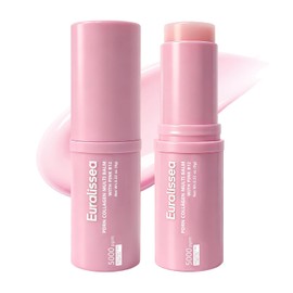 PDRN Eye Balm Stick 2 Pack, Collagen Multi Balm with Pink B12, Hydrating Under Eye Care for Face, Neck & Smile Lines, 0.32 Oz Each