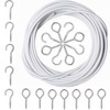 ASIWUJING Curtain Wire 10 Metres Net Curtain Wire Cord Cable