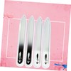 Healvian 6pcs Double-sided Glass Nail Files Environmental Nail Buffer for