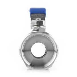 Walfront SS304 Stainless Steel Ball Valve Lever 1000PSI BSP Female Thread 3/8"