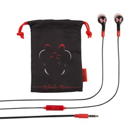 Minnie Mouse Noise Isolating Earphones with Pouch, DI-M15ME.FXV2
