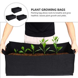 DOITOOL Garden Planter, Raised Bed Grow Bag 100 x 60 x 20 cm, Fabric Planting Pot with Handles, Indoor-Outdoor Use, for Potato, Vegetable, Flower