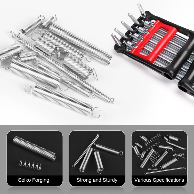 UKOFEW 200 Piece Spring Assortment Set Kit, Various Tension Springs,