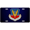 Premium Aluminum License Plate - U.S. Air Combat Command (Acc),