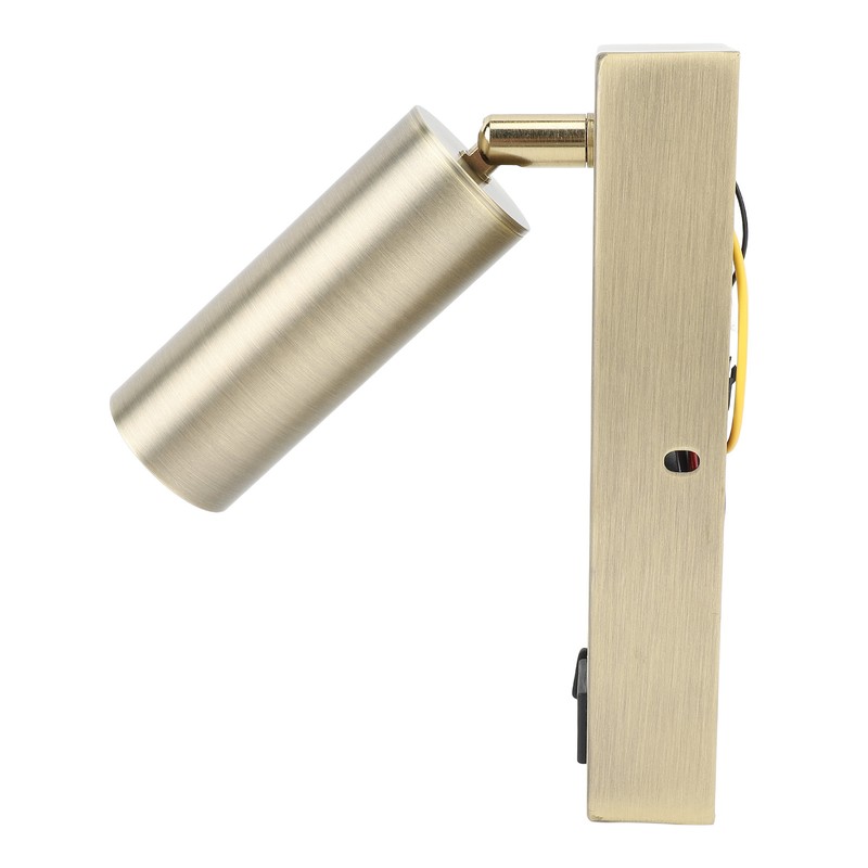LED Wall Mounted Spotlight Adjustable Angle USB Port Design Stylish