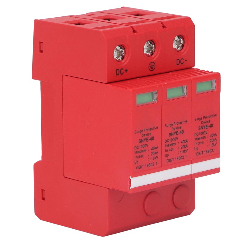Orange Red Combiner Box Surge Protection Device Distribution Box Voltage