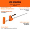JORGENSEN 36-inch Bar Clamps, 90°Cabinet Master Parallel Jaw Bar Clamp