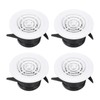 PATIKIL 3 Inch Round Air Vent Cover, 4 Pack ABS