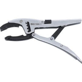 BGS 7085 | Grip Pliers | 4-Way Quick Adjustment | Deep Cranked Lower Jaw | French Type | 250 mm