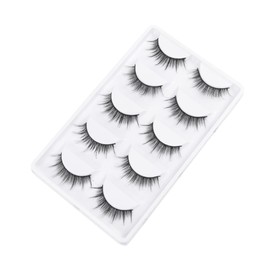 minkissy 80 Pairs Natural False Lashes Banana Hair Claw Clips Pink Metal Hairpin Stick Dense Eyelash Baby Headbands Newborn Fake Lashes Fake Eyelash Cross 3d Eyelashes