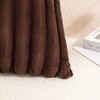 Uhomy Faux Fur Plush Throw Pillow Covers 20“ x 20“