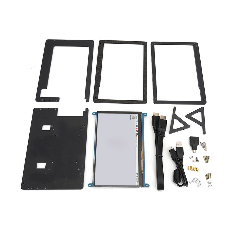 7 Inch 1024x600 HDMI LCD Touch Screen Display with Acrylic