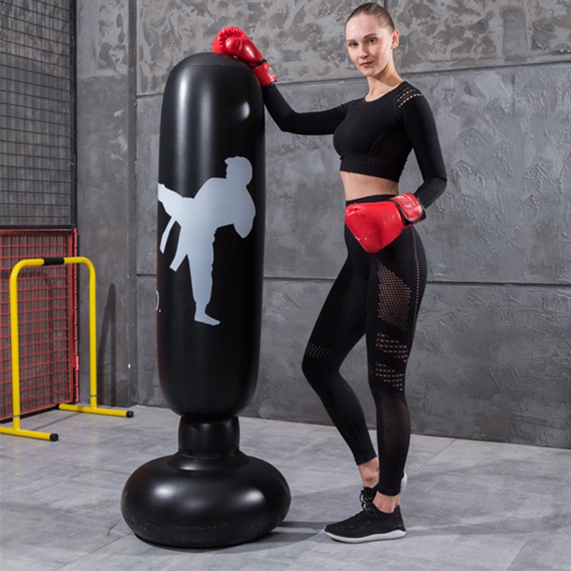 1.6m Adult Inflatable Boxing Bag Thickening Vertical Boxing Fight Column