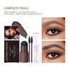 Eyebrow Stamp Stencil Kit, Eyebrow Shaping Kit with 12 pair