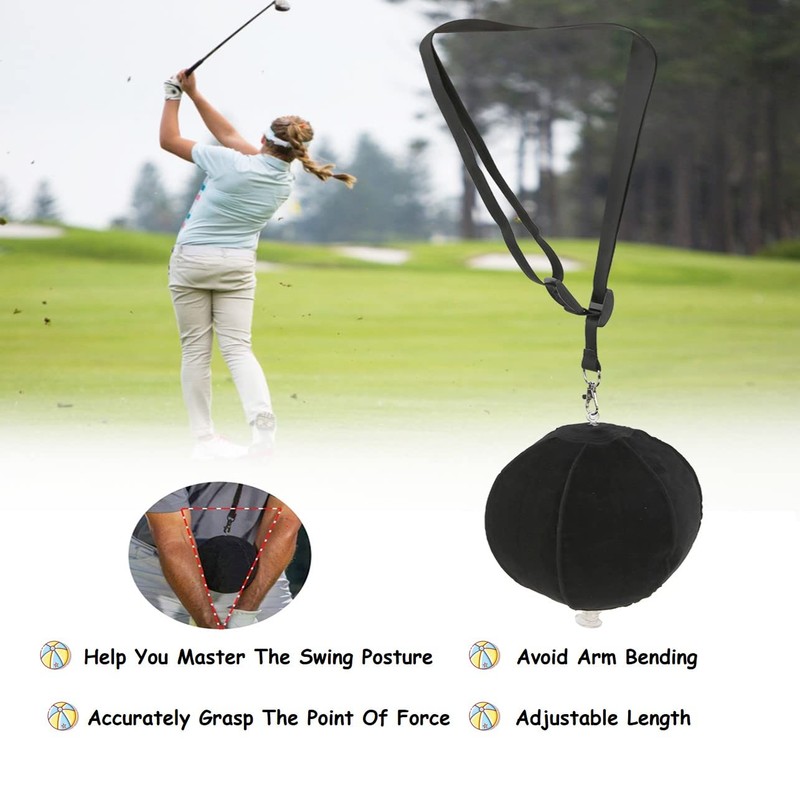 Smart Inflatable Ball Trainer, Golf Swing Trainer Aid to Support