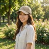 RUNQIU Baseball Cap, Small, Short Brim, Casual, Short Hat, Sweat