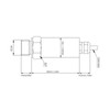 LEFOO Temperature Pressure Transducer Dual 3 Wire Output Integrated Sensor