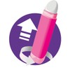 Maped - Pixel Party Tube Eraser - Protected, Efficient and