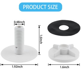 Haidong 3pcs Kitchen sink hole cover Faucet hole cover Sink faucet hole cover Kitchen bathroom supplies faucet fittings