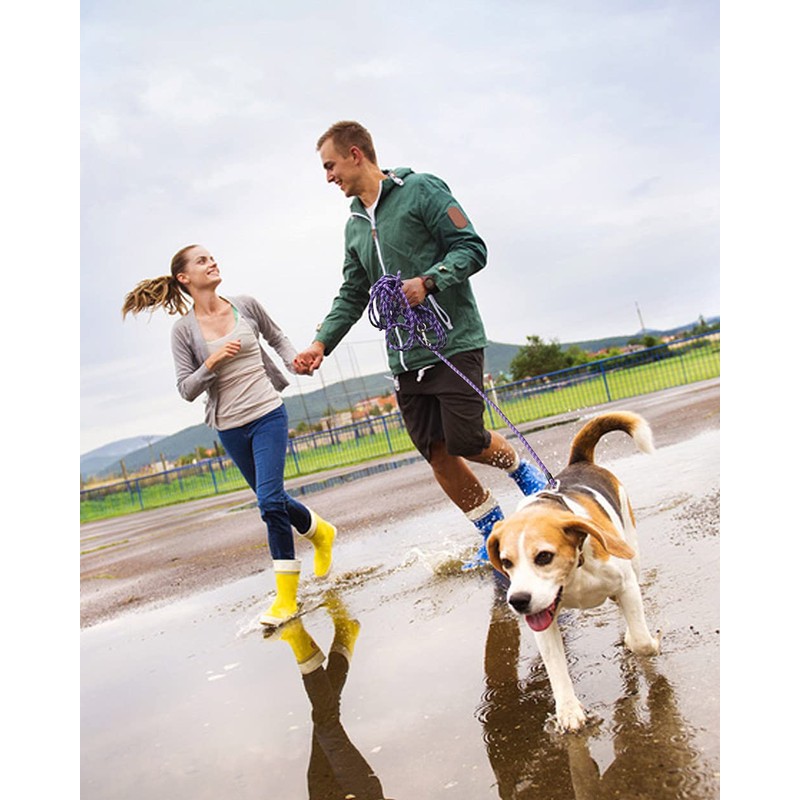 100FT Extra Long Leashes for Dog Training, Reflective Threads Check