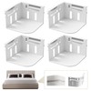 TAGMEIU 4 Pcs Bed Sheet Holder Clips, Mattress Sheet Fasteners
