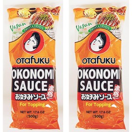 Okonomi Sauce,Sweet & Savory, 17.6 oz, For Topping, 2 Pack