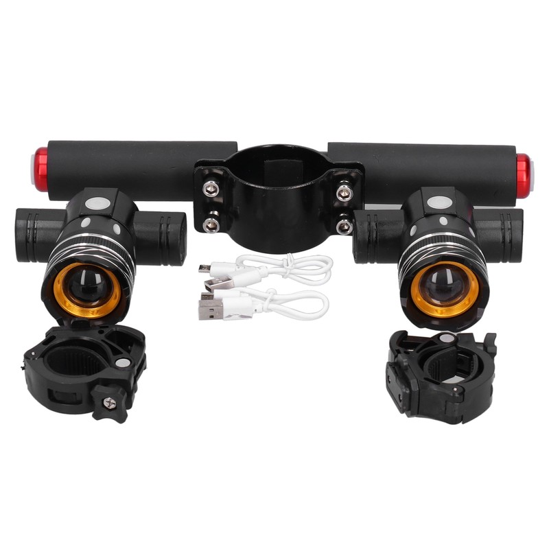 T6 Spotlight LED Headlamp Electric Scooter Holder Front Light With