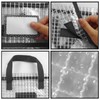 Mesh Pouch, Clear Holder, A4, Velcro Included, Handbag, Carrying Bag,